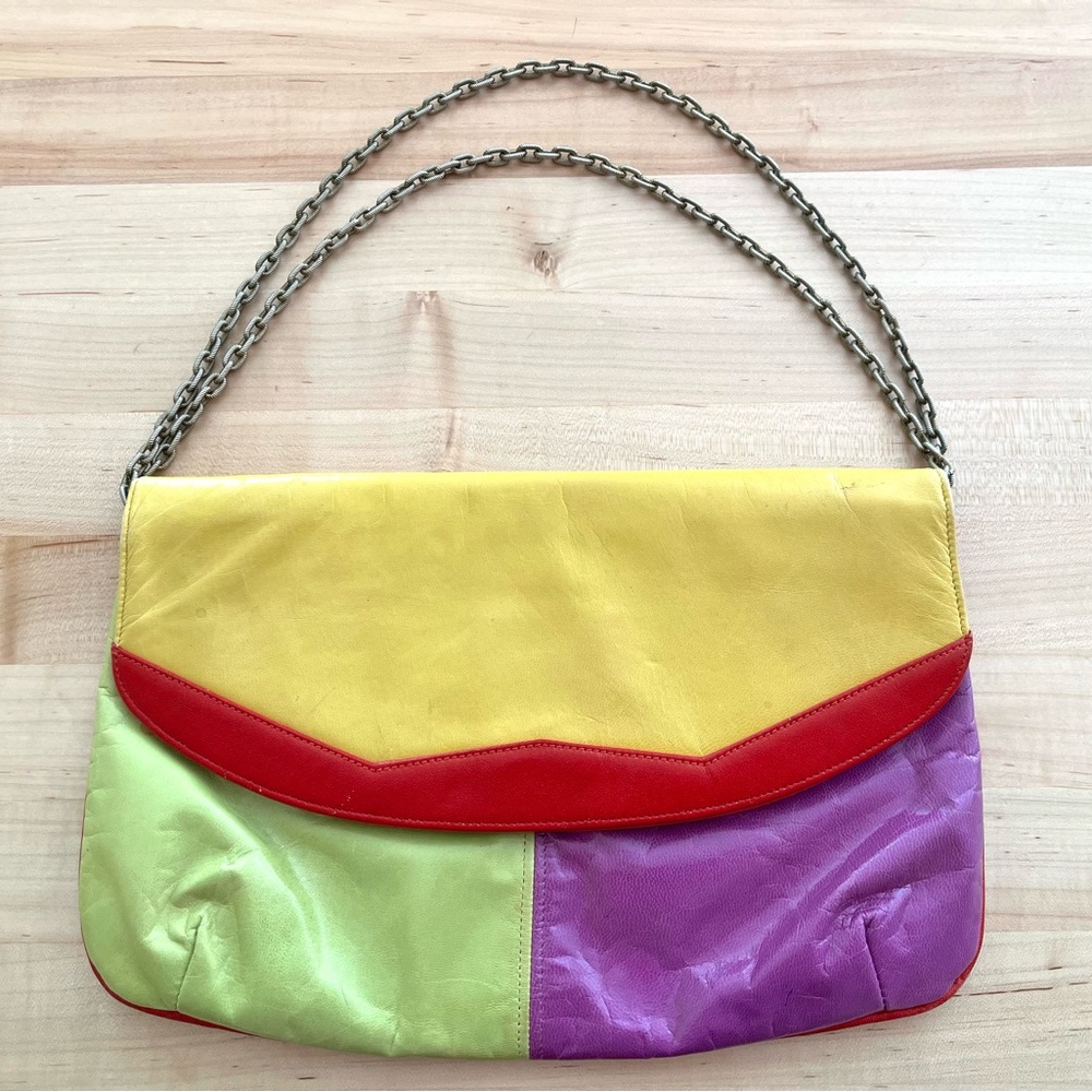 Frenchy of California Vintage Colorful Clutch Purse